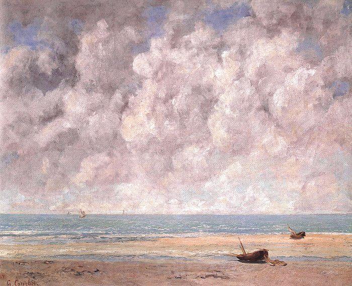 Gustave Courbet The Calm Sea France oil painting art